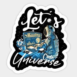 Coding Universe Sticker